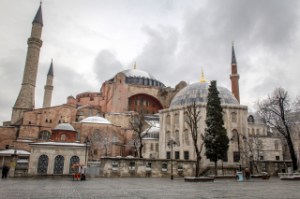 Hagia-sophia-architecture-in-istanbul-turkey