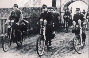 German WW2 panzerfaust bicycle troops German WW2 panzerfaust bicycle troops