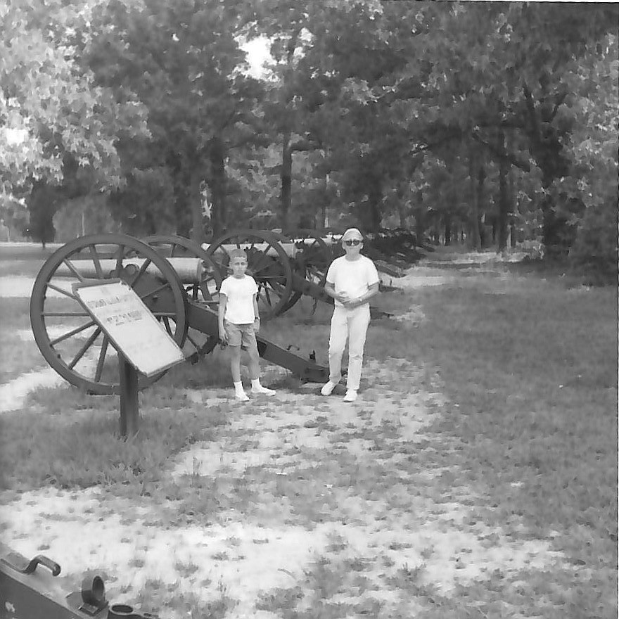 Murray age 10 and his brother Neil 13 at Shiloh